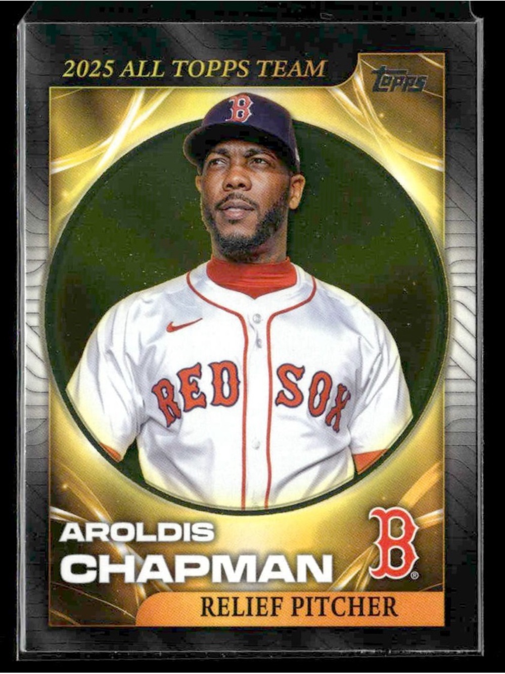 Topps Black and Gold Aroldis Chapman Card